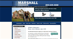 Desktop Screenshot of marshallinsuranceagency.com